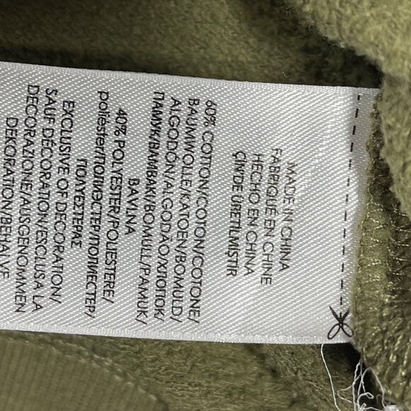 Polo Ralph Lauren Green Sweatshirt Tiger Embroidery US-RL New York 67 Womens XL - Picture 9 of 13